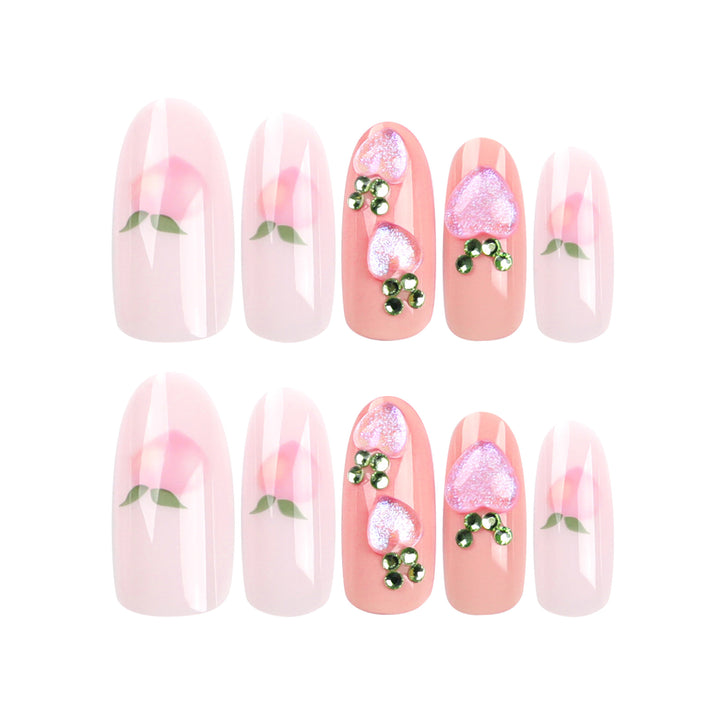 Artistic Nail Art with Fruit and Glitter Designs Kalsten