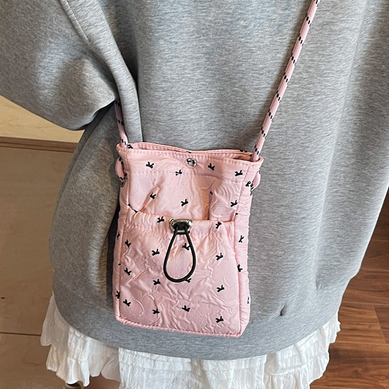 Compact Quilted Crossbody Bag
