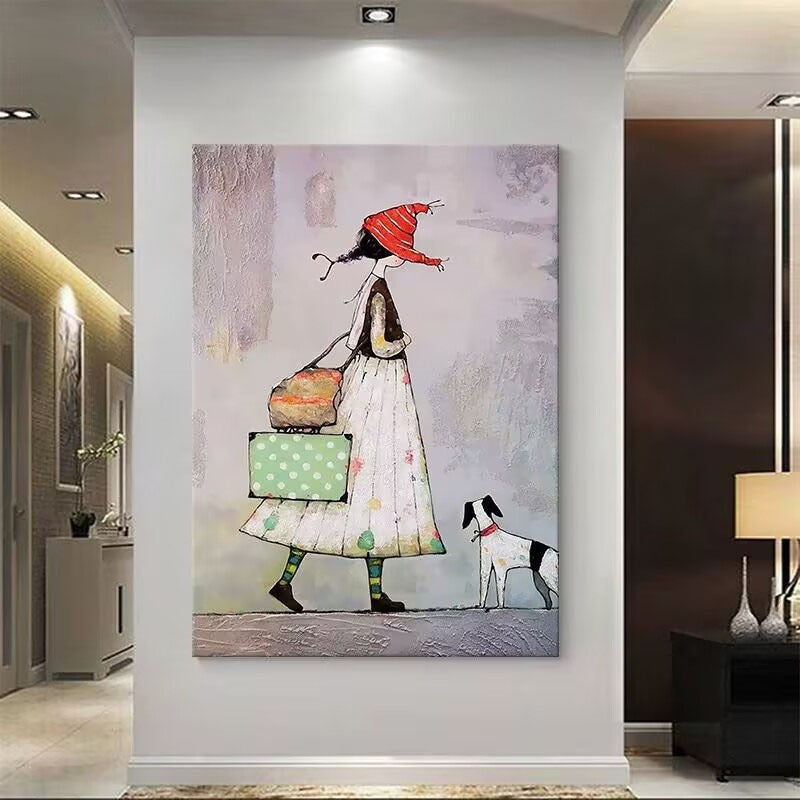 Playful Cartoon Character Art Print