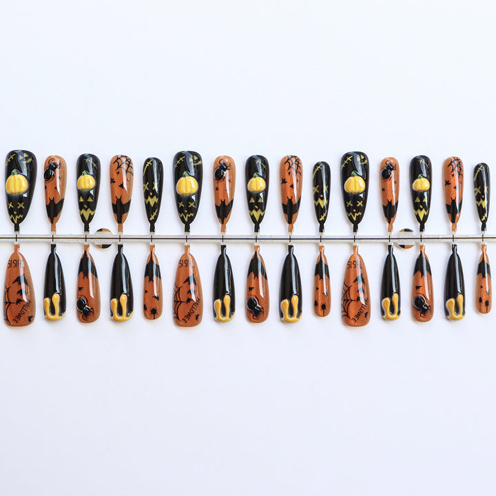 Thematic Halloween Press-On Nails Kalsten