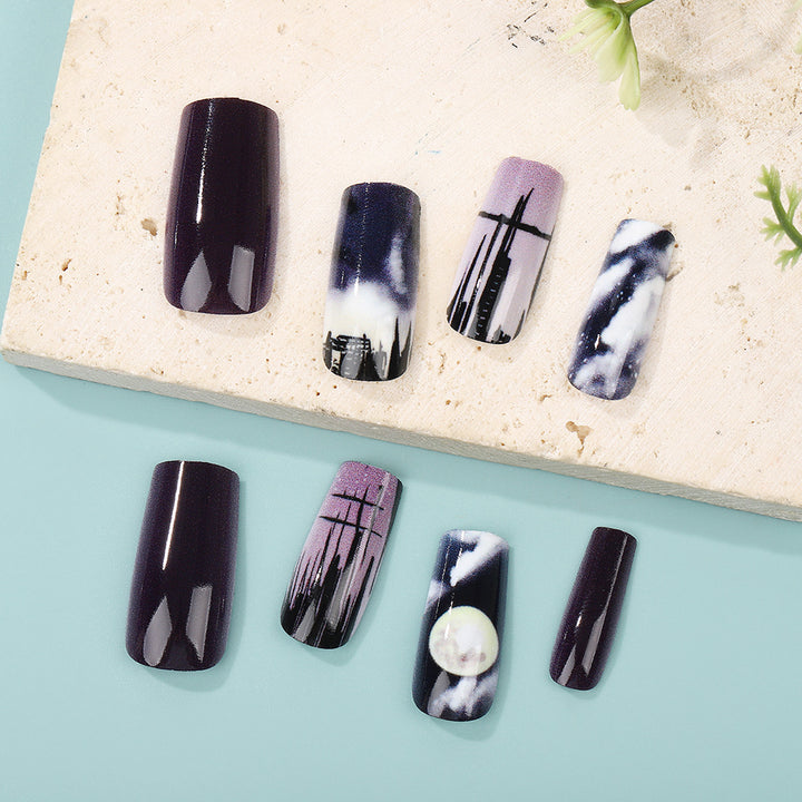 Set of artistic and decorative artificial nails Kalsten