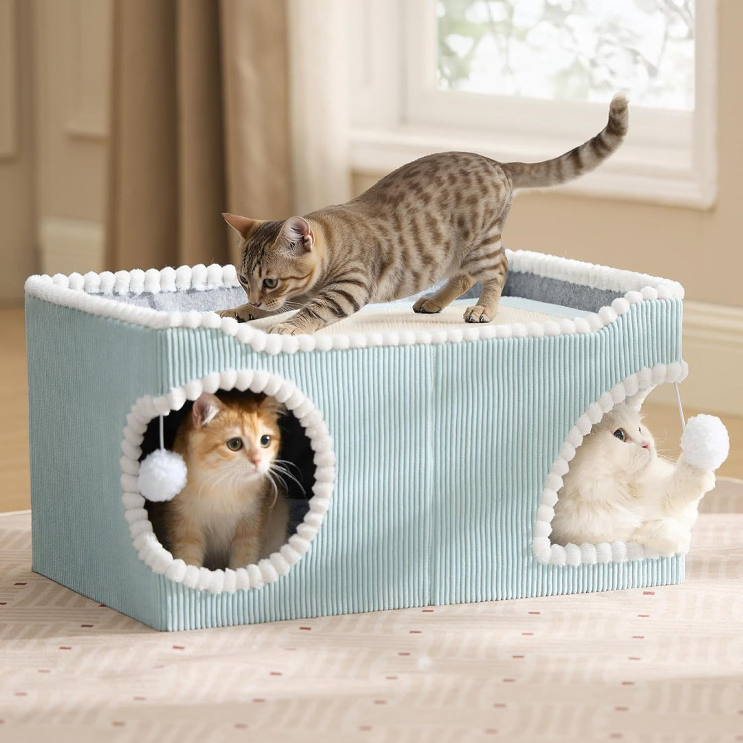 Plush Hideaway Cat House Kalsten