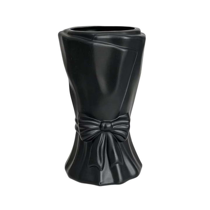 Elegant Bow-Detail Decorative Vase Kalsten