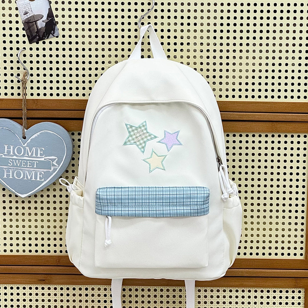 Stylish Star-Embellished Backpack Kalsten