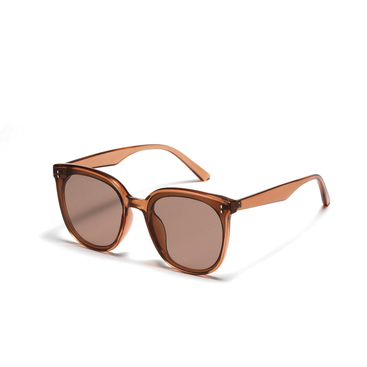 Women’s fashionable square sunglasses with high-quality transparent frame Kalsten