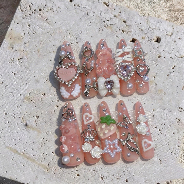 Decorative 3D Nail Art Tips