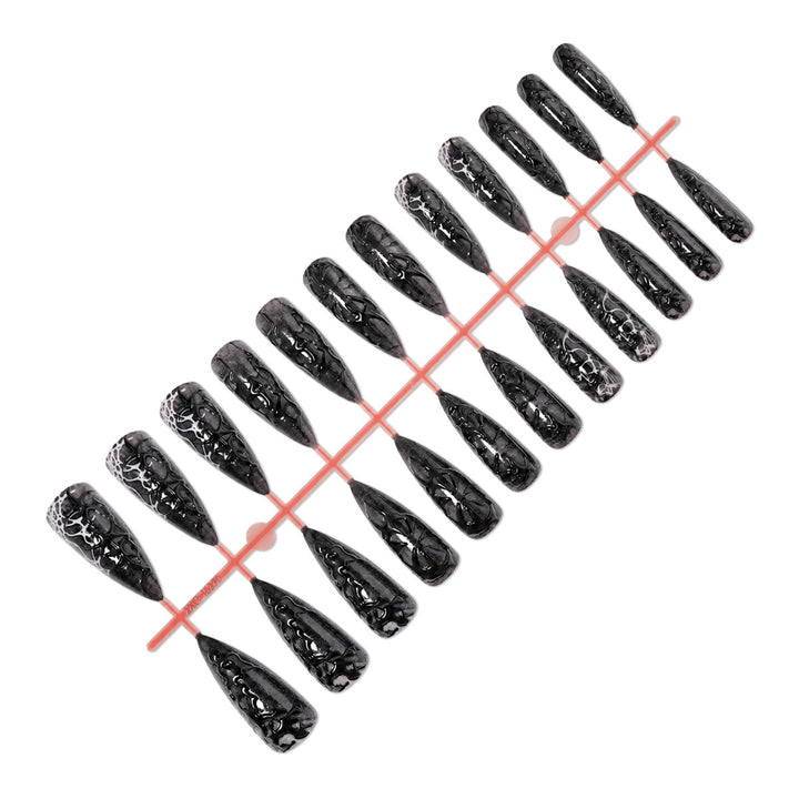 Nail art set with glamorous Gothic design Kalsten