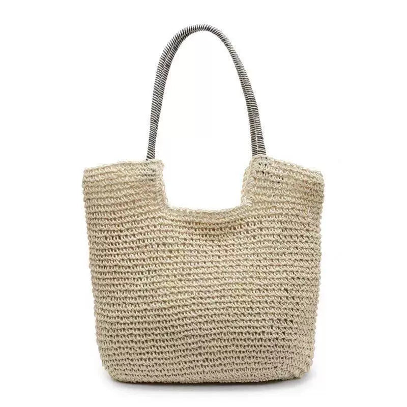 Hand-knotted tote bag with reinforced handles Kalsten