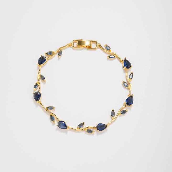 Elegant Floral Design Statement Bracelet Kalsten
