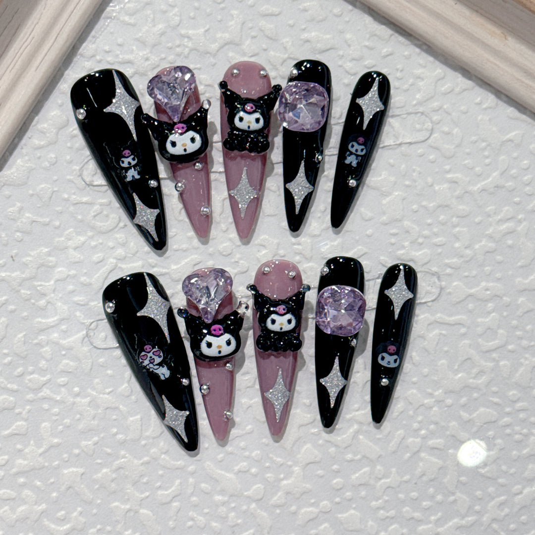 Thematic Decorative 3D Nail Art Set