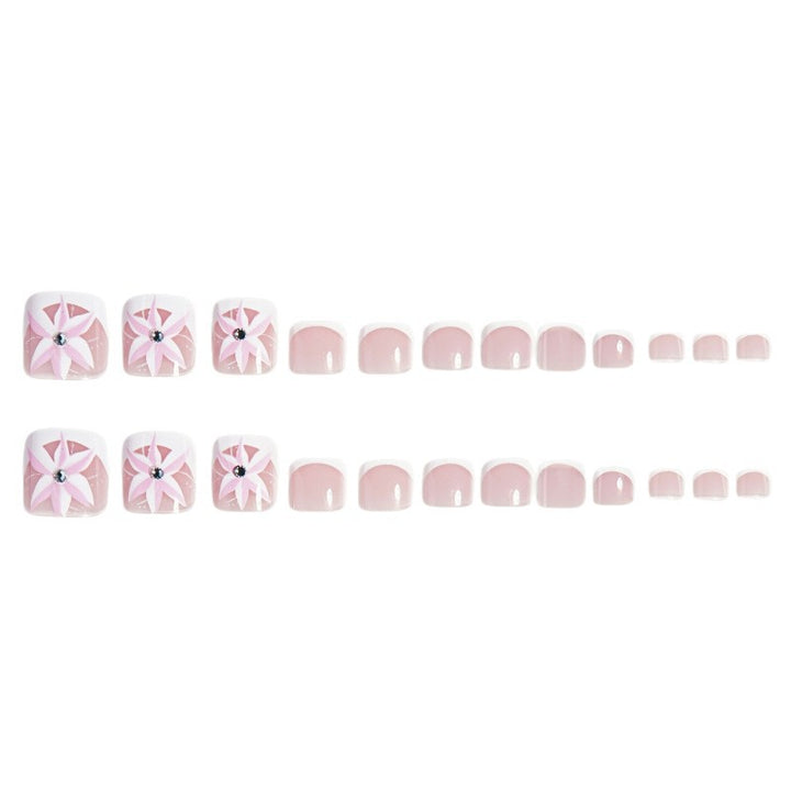 Artificial toenails with floral designs Kalsten
