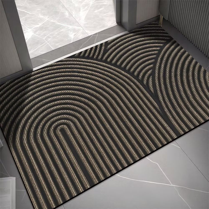 Elegant Textured Entrance Mat Kalsten