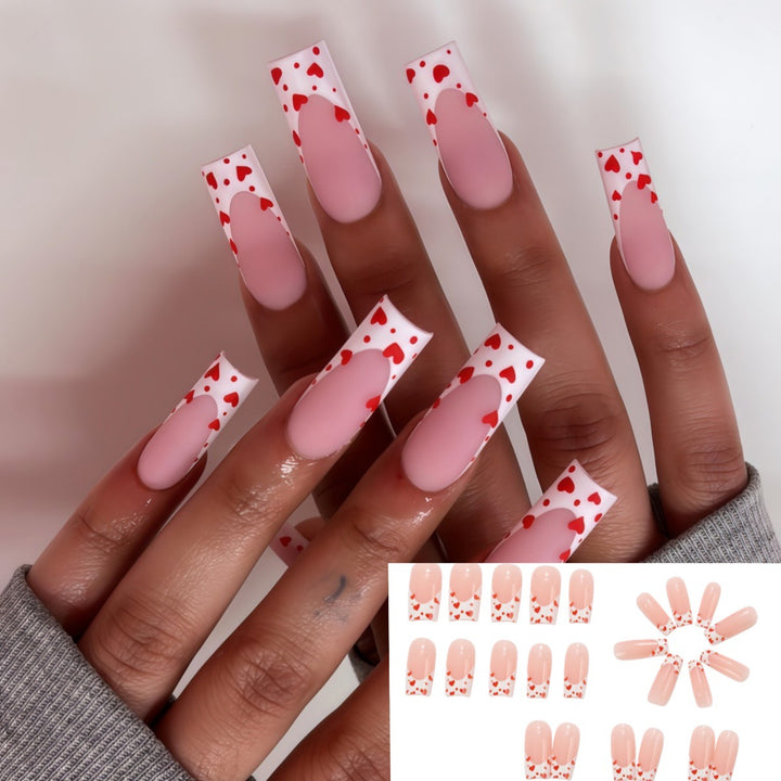 Artistic Heart Motif Art Nails Kalsten