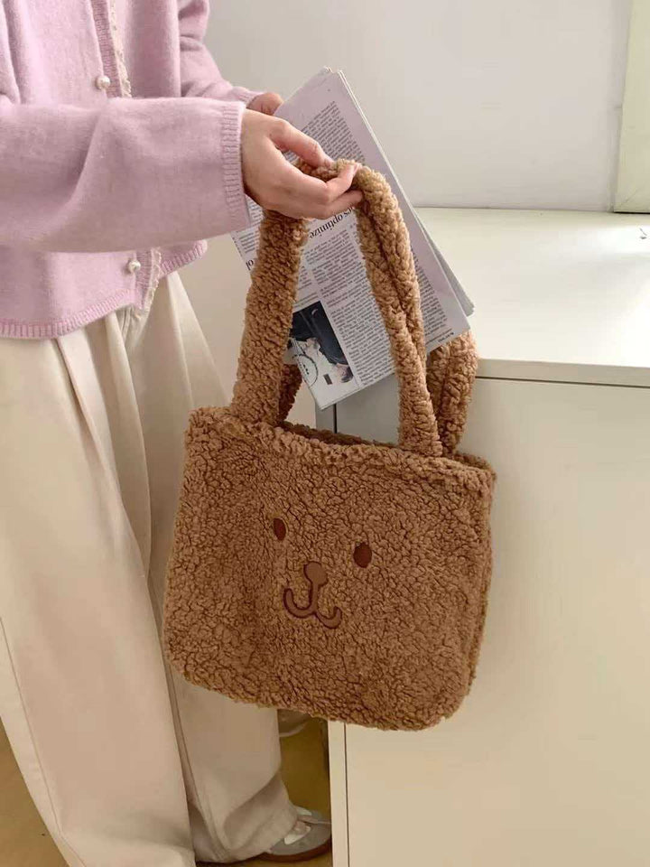 Plush Teddy Bear Tote Bag Kalsten