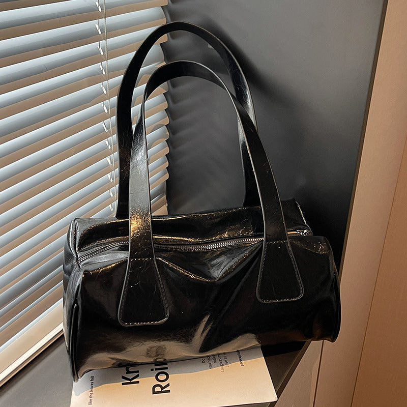 Elegant Glossy Handheld Tote Bag