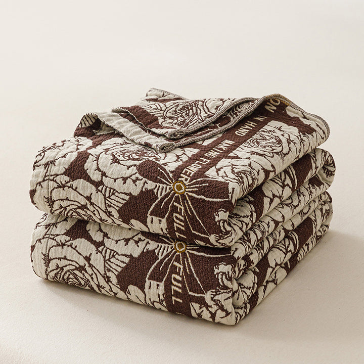 Decorative Floral Throw Blanket
