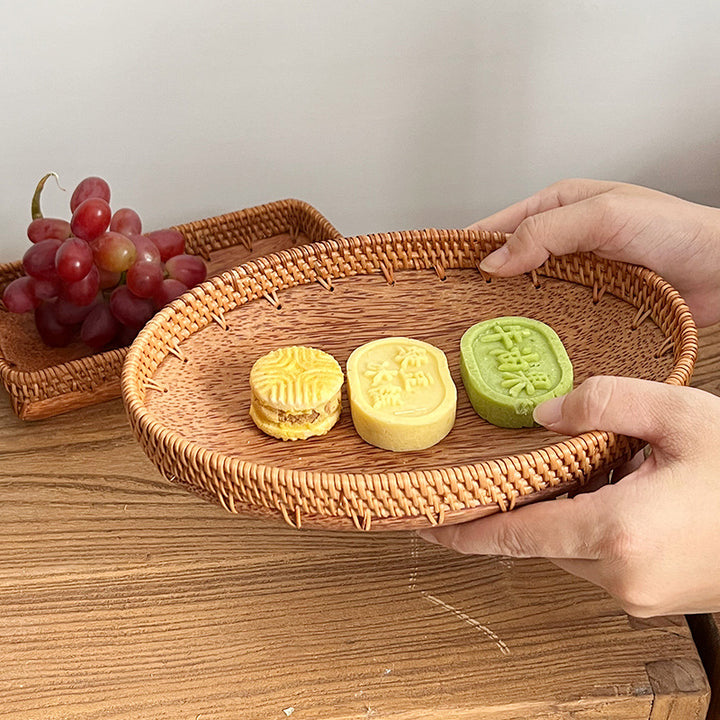 Handcrafted decoration basket in natural design Kalsten