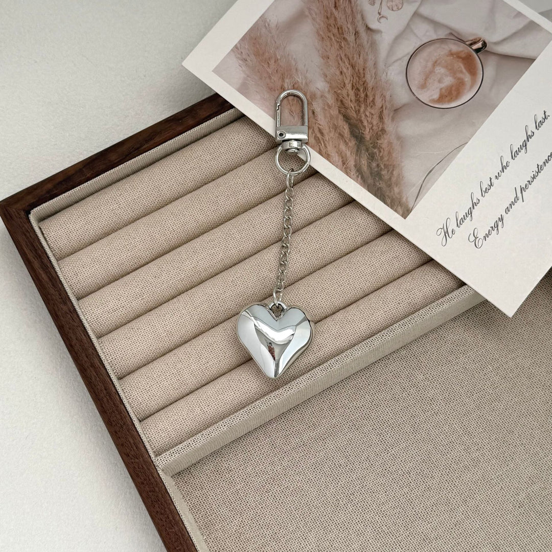 Heart-Shaped Metal Keychain Kalsten