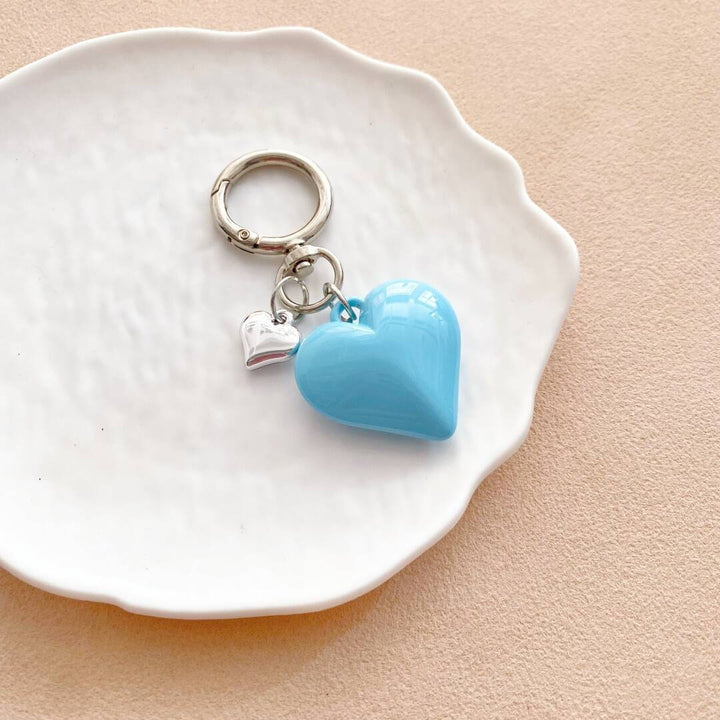 Heart-Shaped Charm Keychain kalsten