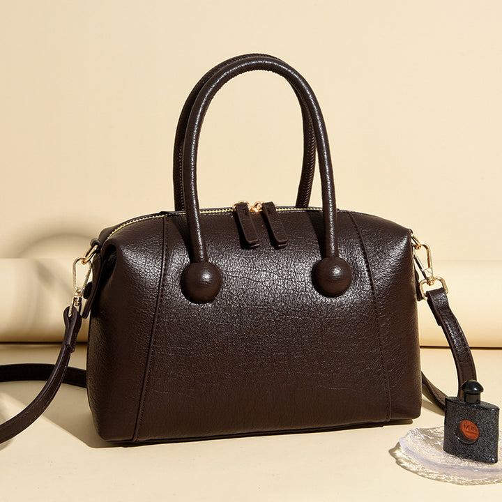 Stylish Textured Handheld Satchel Kalsten