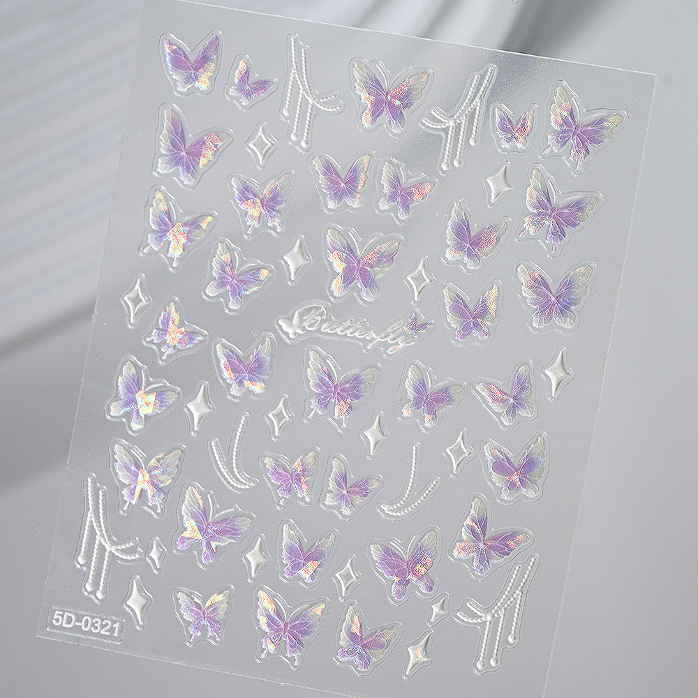 Decorative Butterfly Nail Art Decals