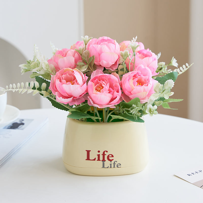 Lifelike Decorative Floral Arrangement