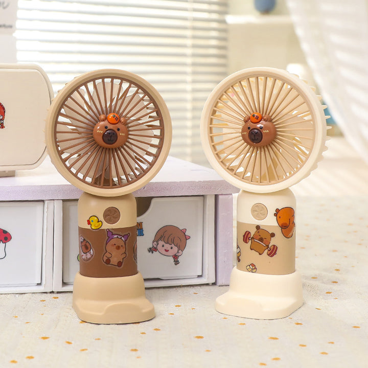 Women's Portable USB Desk Fan with Cute Animal Design Kalsten