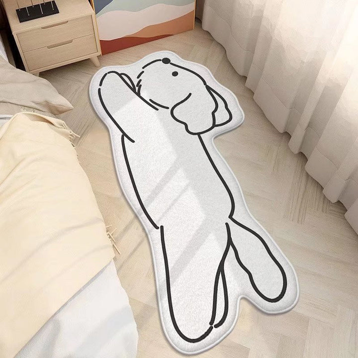 Cute Cat-Shaped Area Rug Kalsten
