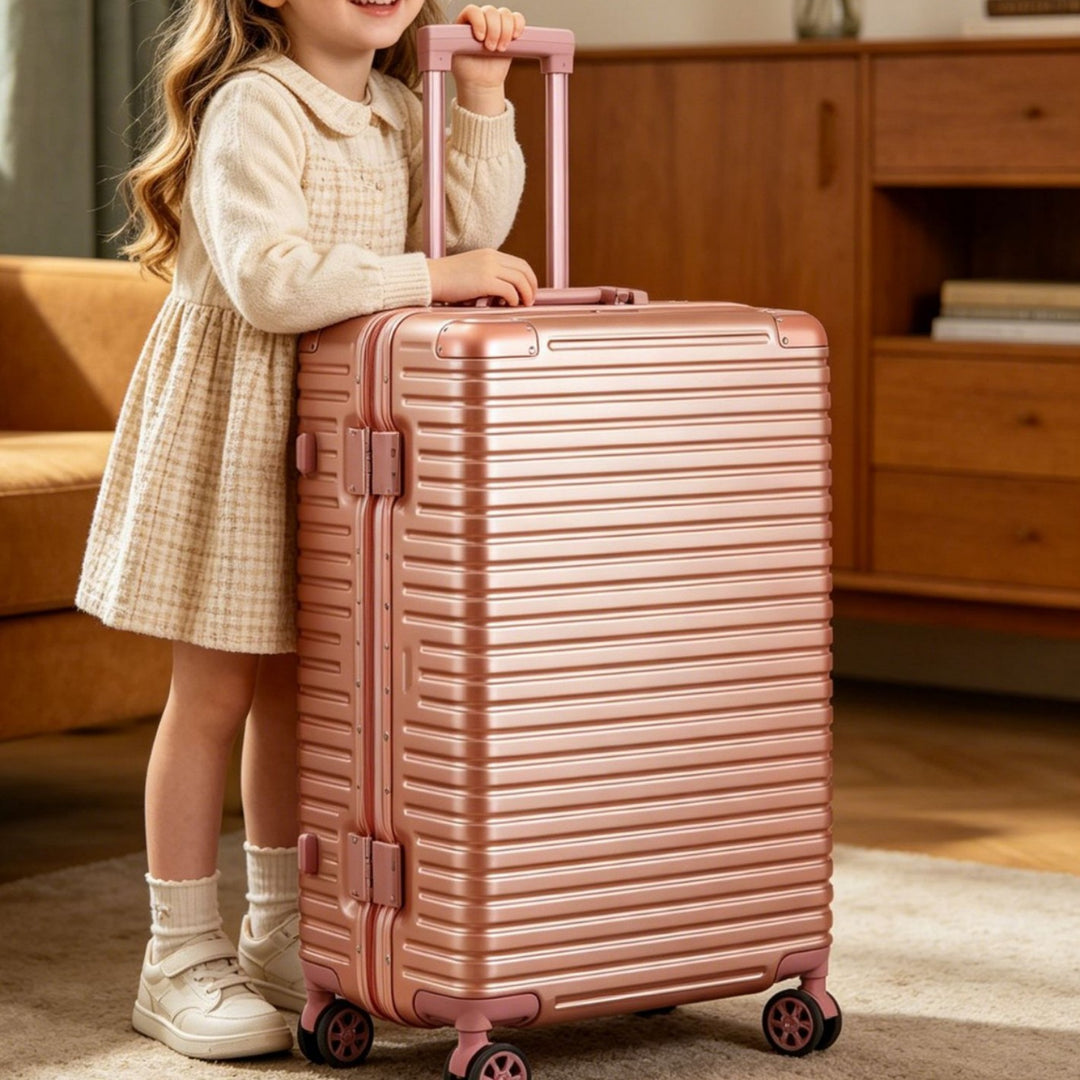 Unisex Ultra-Resilient Hard Shell Trolley Suitcase Kalsten