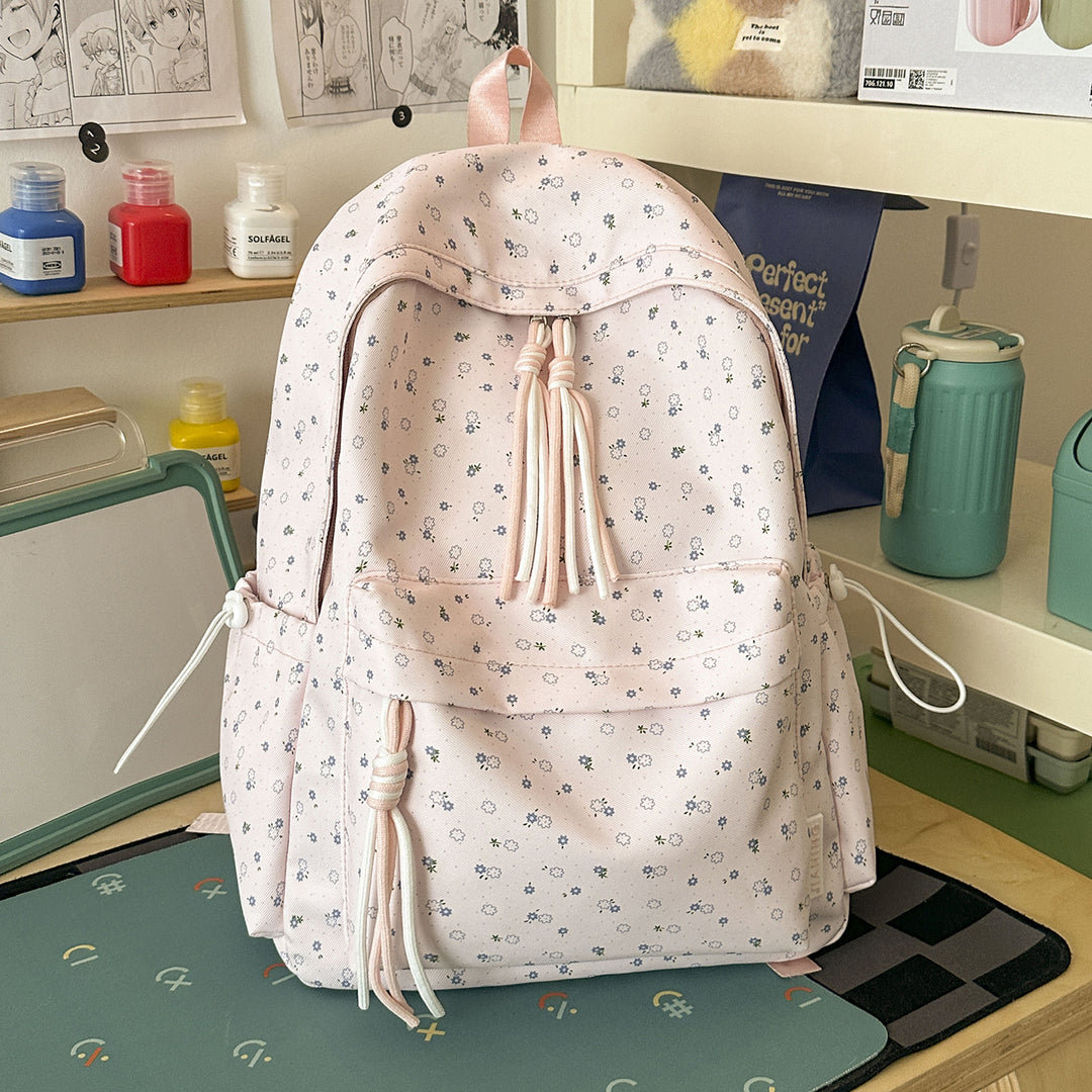 Cute Floral-Embellished Daypack Kalsten