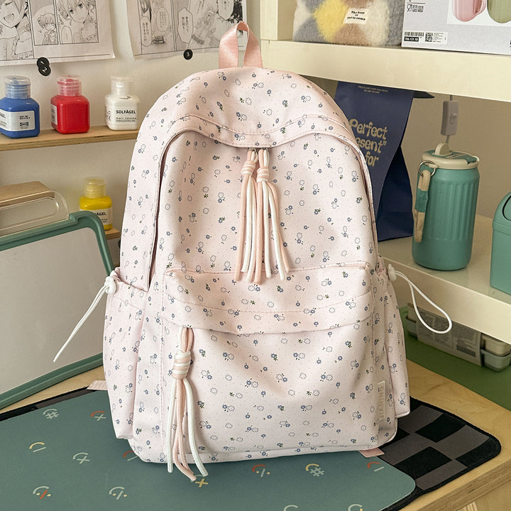 Cute Floral-Embellished Daypack Kalsten