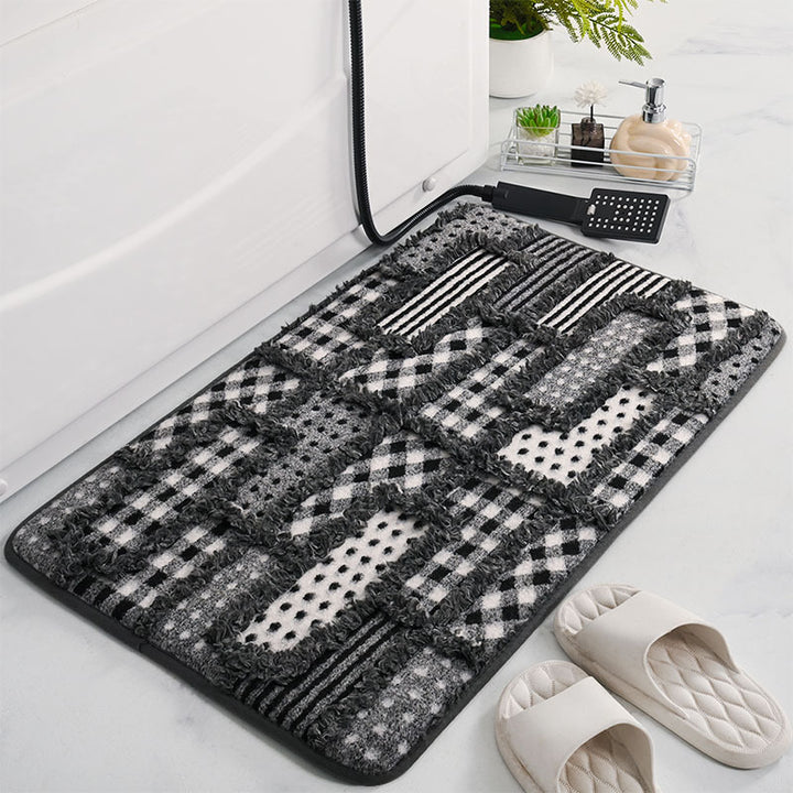 Textured Bath Comfort Rug Kalsten
