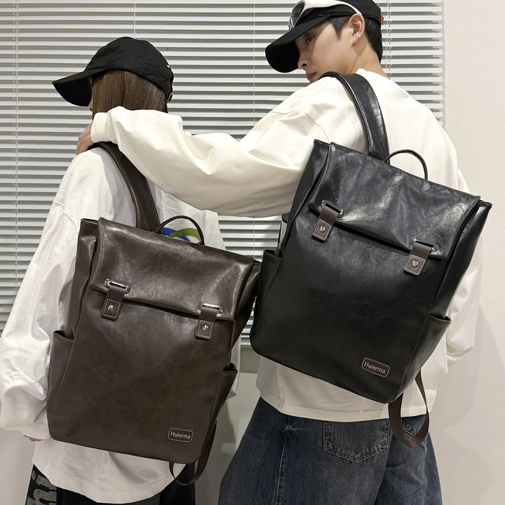 Fashionable Leather Backpack Kalsten
