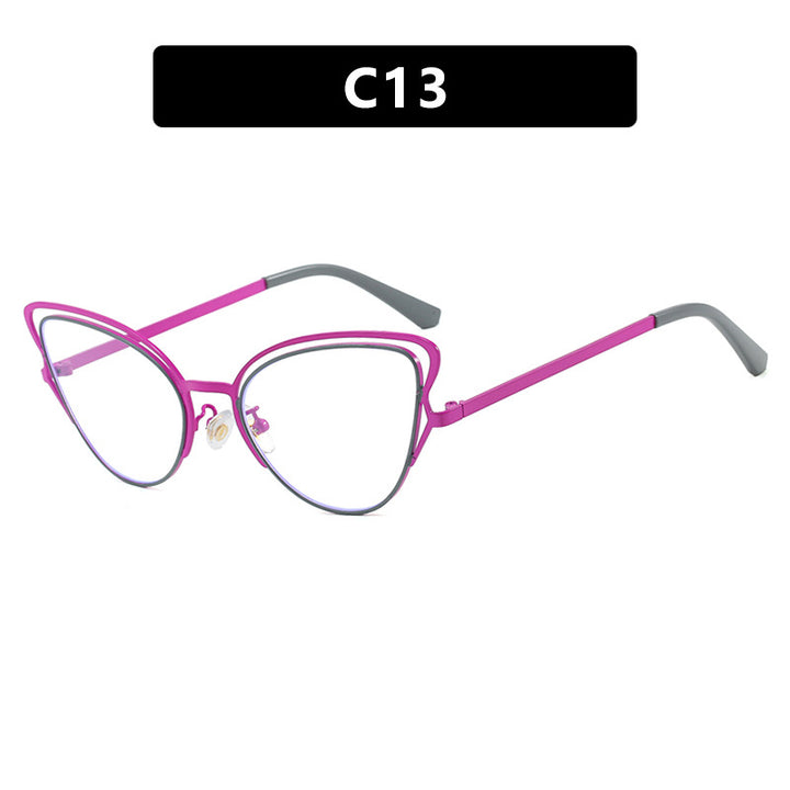 Women's Cat-Eye Glasses with Elegant Metal Frame and Comfortable Fit Kalsten