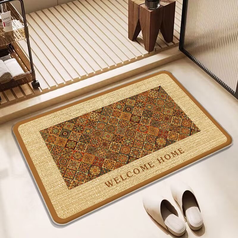 Butterfly-Inspired Decorative Bath Mat Kalsten