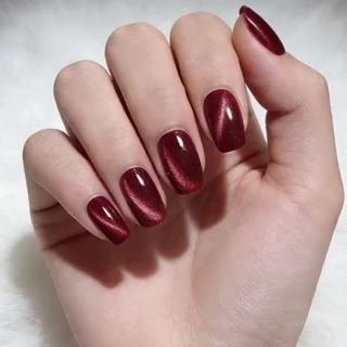 Glossy Metallic Press-On Nail Set Kalsten