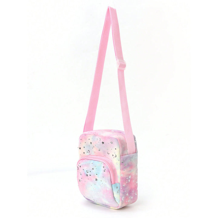 Fluffy shoulder bag with star motif Kalsten