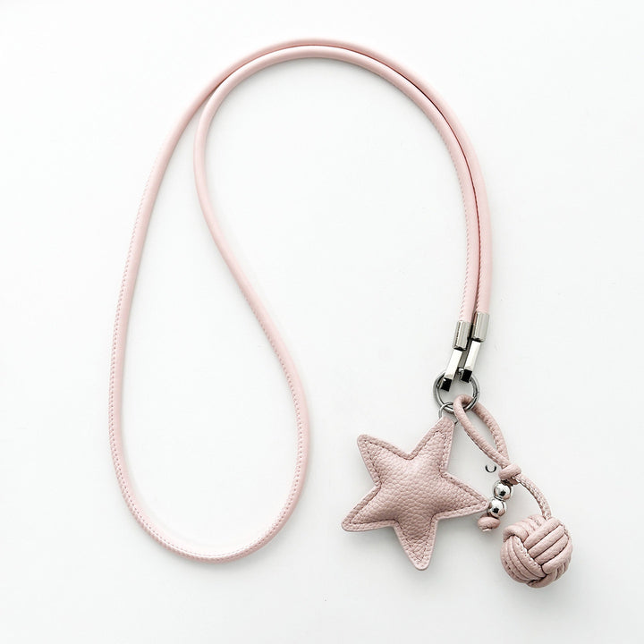 Star-Shaped Leather Phone Lanyard Kalsten