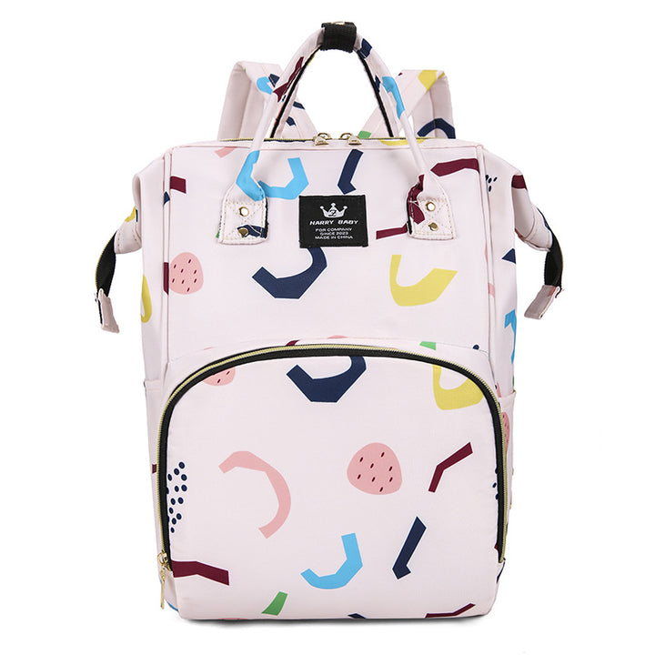Stylish Floral Patterned Baby Care Backpack Kalsten