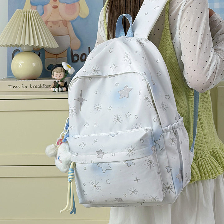 Starry Print Backpack Kalsten
