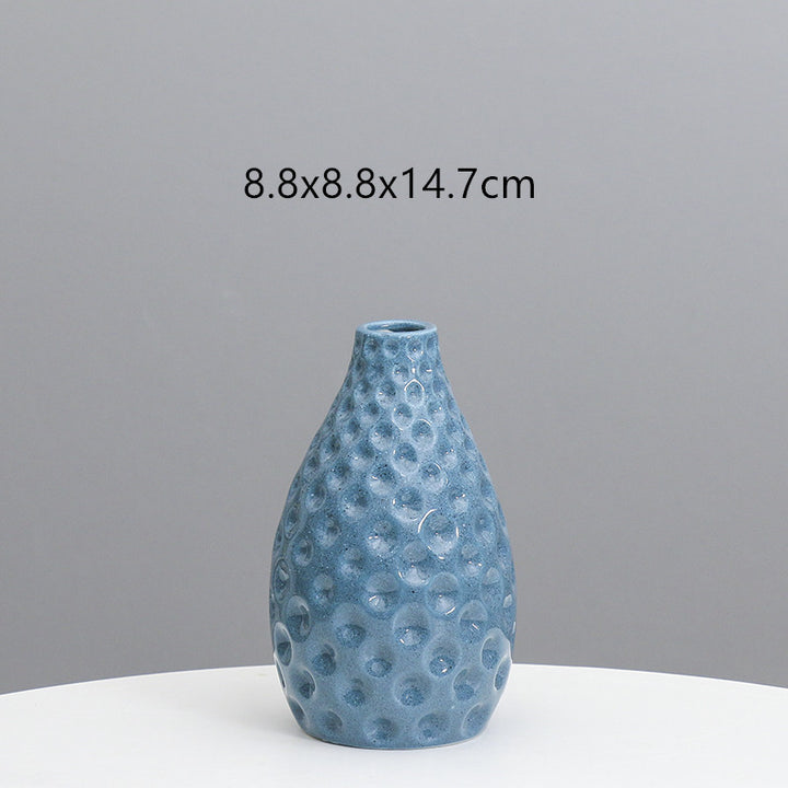 Textured Ceramic Decorative Vase Kalsten