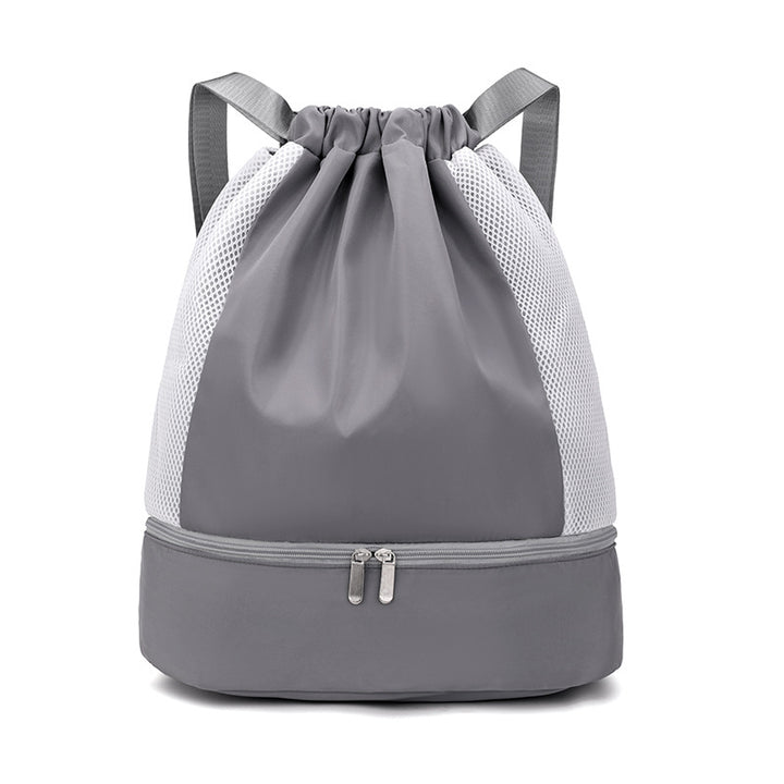 Sporty Mesh Backpack With Zipper Kalsten