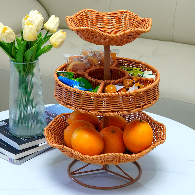Decorative Wicker Storage Basket Kalsten