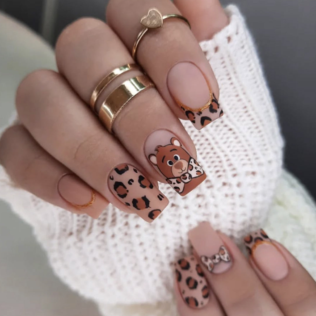 Playful Animal-Themed Nail Art Kalsten