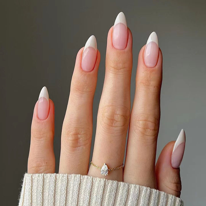 Elegant French Tip Press-On Nails Kalsten 1787224920