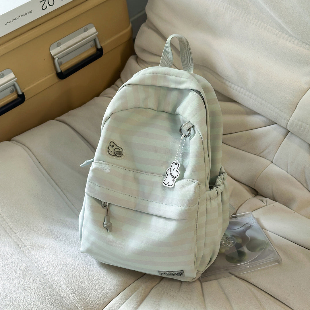 Cute Cartoon Design Striped Backpack Kalsten