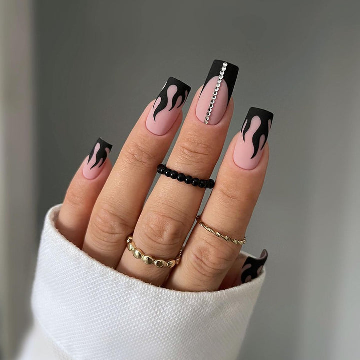 Elegant Heart-Designed Press-On Nail Tips Kalsten