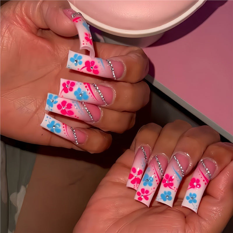 Decorative Floral Press-On Nail Enhancements Kalsten 1789447242