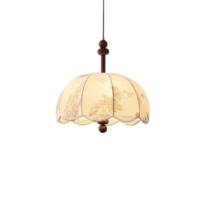 Vintage Floral Pendant Light