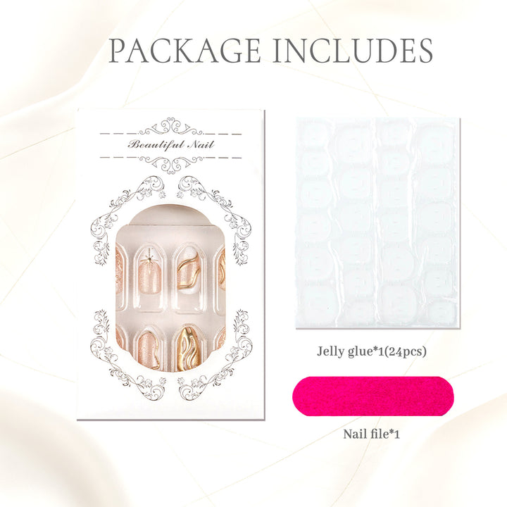 Elegant Art Deco Nail Tips